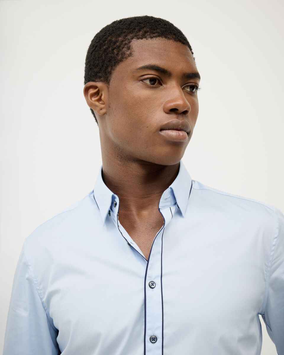 Pascal Long Sleeve Shirt, Sky Blue, hi-res